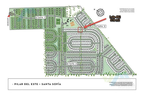 Imagen 2 de 17 de Venta De Lote Interno, Inmejorable Orientación - Santa Sofía