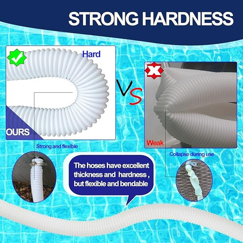 1.5m×3 Manguera Universal Filtro Piscina Para Intex Bestway
