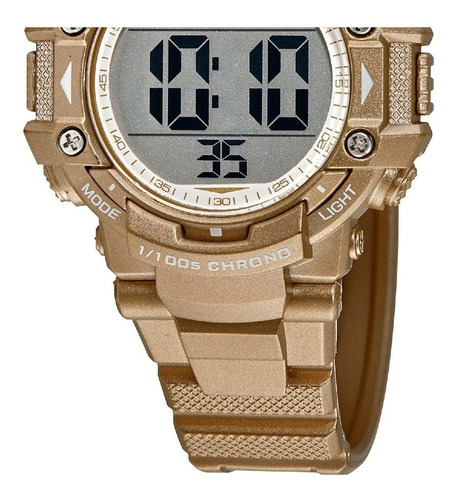 Relogio Feminino Dourado Speedo Esportivo Digital 80631l0evn