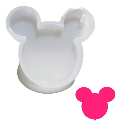 Molde De Silicona Mickey Mousse Resina Repostería