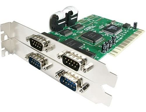 Startech.com Tarjeta Pci Serial De 4 Puertos Con 16550 Uart