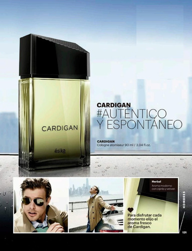 Imagen 2 de 3 de Perfume, Loción, Colonia Cardigan 90 Ml Esika Original