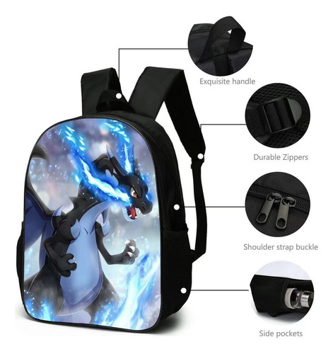 Mochila Escolar Primaria Para Estudiantes Para Niños 3 Pcs