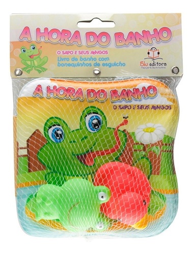 Livro De Banho Para Bebês Coleção A Hora Do Banho + Brindes 