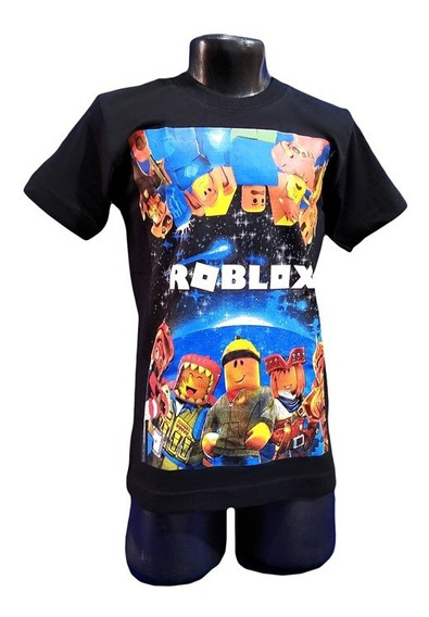 Camiseta de manga corta unisex con estampado de Roblox para niños y niñas JIAQUN Roblox 
