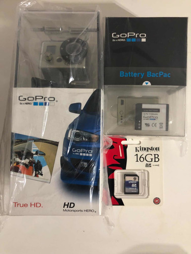 Imagen 2 de 9 de Cámara Go Pro Héro Battery Bac Pac Memoria 16gb