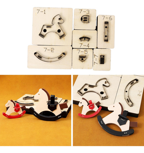 Molde Cortado En Forma De Caballo, Artesanía De 7cmx6.5cm
