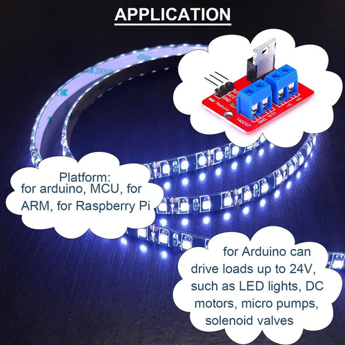 Daokai 10pcs Módulo Del Controlador Mosfet Tube Efecto De 5v