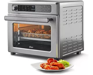 Horno Oster Tostador Y Freidora De Aire 22 Lts Digital Gris