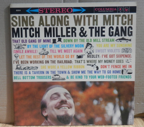 Mitch Miller & The Gang - Sing Along With Mitch Lp 1958 