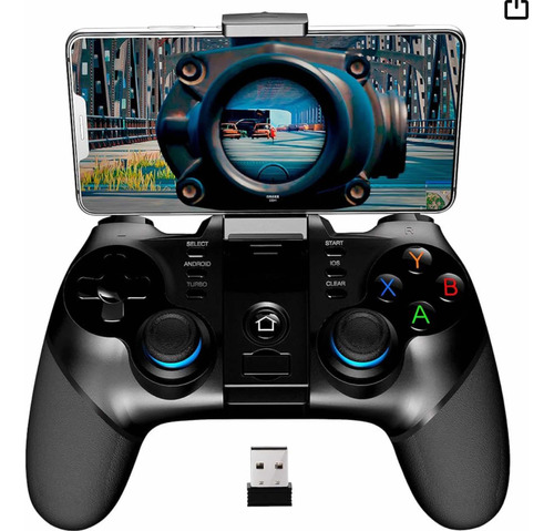 Usado. Control Gamer Inalámbrico Dark Pad 1. Bluetooth