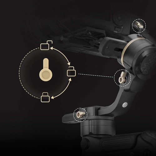 Estabilizador De Cardán Zhiyun Crane 3s Para Cámara Oficial