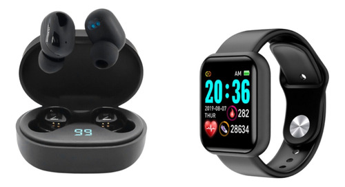 Combo Reloj Smartwatch + Audifonos Bluetooth Airdots Pro