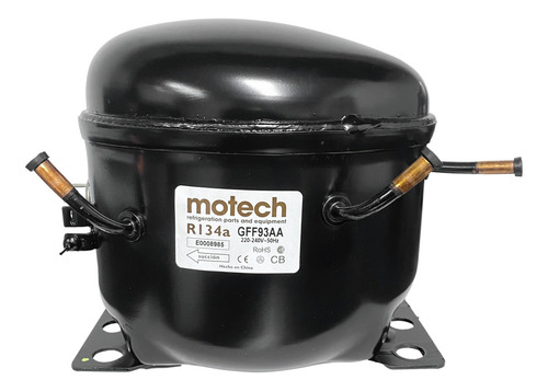 Motor Compresor Heladera Motech Gff93aa 1/3+ Hp R134a