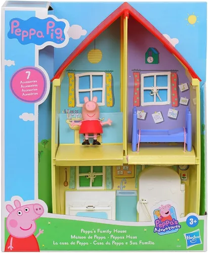Peppa Pig Casa Familiar 7 Accesorios Hasbro Diverti Cuotas