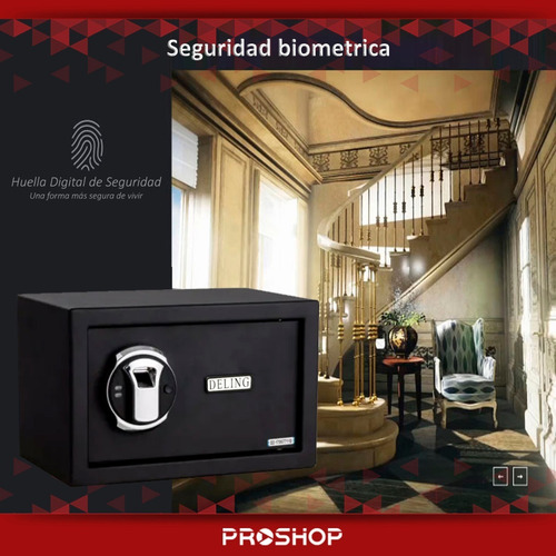 Caja Fuerte De Seguridad Biometrica Huella Dactilar Llave