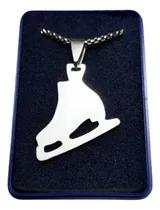 Comprar Dije Patin De Hielo Patinaje Acero Quirúrgico C\u002F Cadena