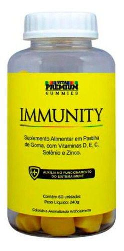 Vita Premium Immunity 60 Gomas Mastigáveis
