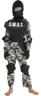 Polícia Infantil Disfraz Soldado Policial Da Swat