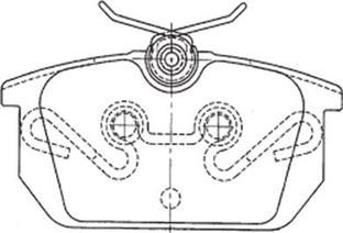 Pastilha Tras Tempra Sw 90 / 97 Tipo Tds 95/. Brava / Coupe