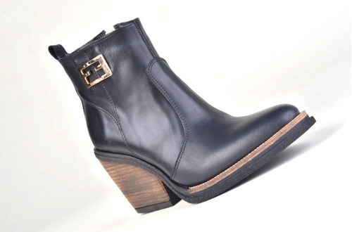 Imagen 8 de 9 de Botas Botinetas Texanas De Mujer De Cuero Georgi - Ferraro