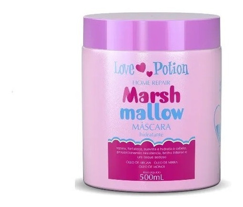 Máscara Efeito Teia Marsh Mallow Love Potion 500gr