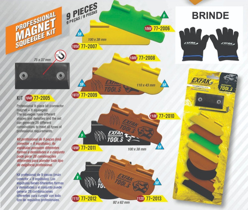 Imagem 3 de 5 de Kit Magneto Envelopamento Insulfilm +kit Espatulas Removivel