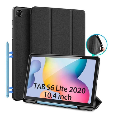 Case Galaxy Tab S6 Lite P610 P615 Flip Cover Protector  