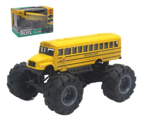 Autobús De Juguete De Fricción De 16.3 Cm Con Diseño Realista Y Ruedas Suaves, Sin Pilas, Ideal Para Niños A Partir De 3 Años