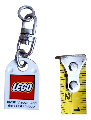 Llavero De Coleccion De Lego Original En Plastico Rigido