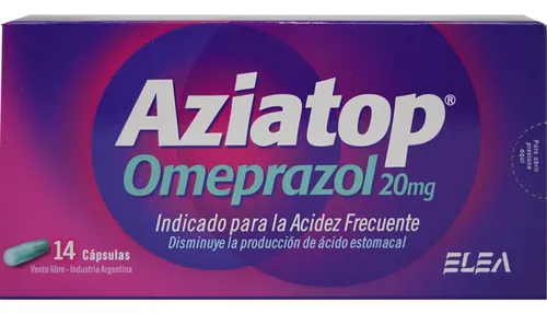 Aziatop 20 Mg Cáps. Gastrorr., 14 Cápsulas | Envío gratis