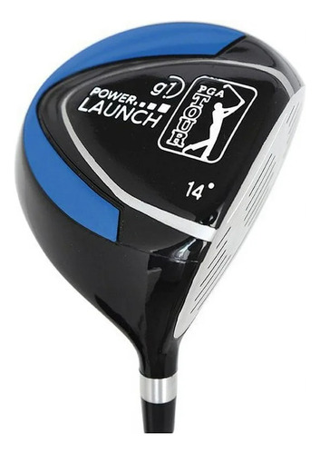 Pga Tour Palos De Golf Junior Niños 8-12 Grande Mano Derecha Color Azul