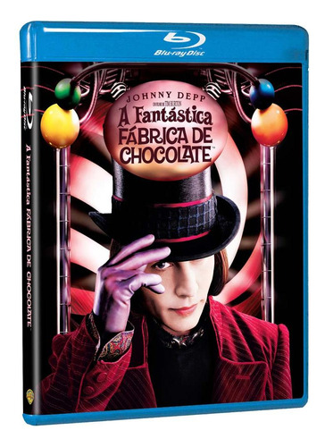 A Fantástica Fábrica De Chocolate - Blu-ray - Johnny Depp
