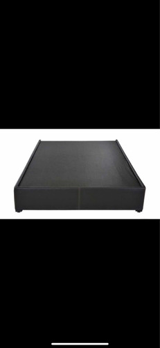 Base De Cama Matrimonial Tacto Piel Usada (Usado)