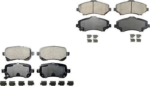 Jgo Completo Balatas Cerámicas Volkswagen Routan 09/11