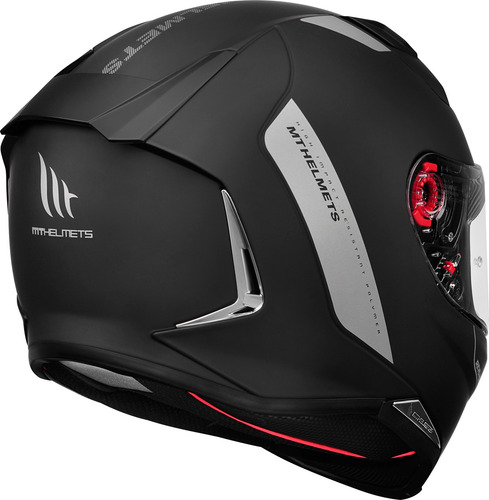 Imagem 6 de 8 de Capacete Fechado Mt Revenge 2 Preto Fosco Modelo Novo