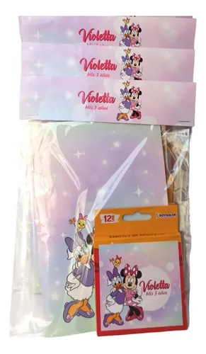 Sorpresa Fiesta Infantil Kit Libro Para Colorear Por 12