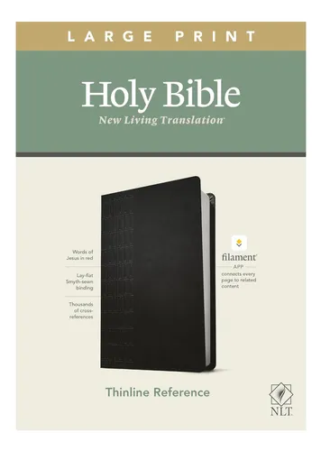 Libro: Nlt, Letra Grande, Referencia Delgada, Santa Biblia (