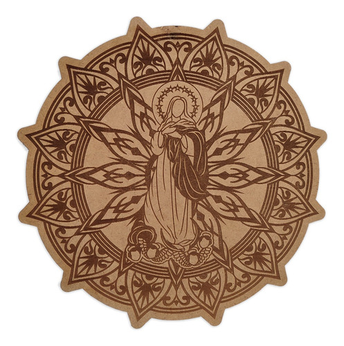 Mandala Imaculada Conceição Mdf