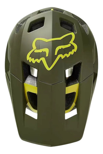 Capacete Bike Mtb Enduro Fox Dropframe Mips Verde Eucalipto