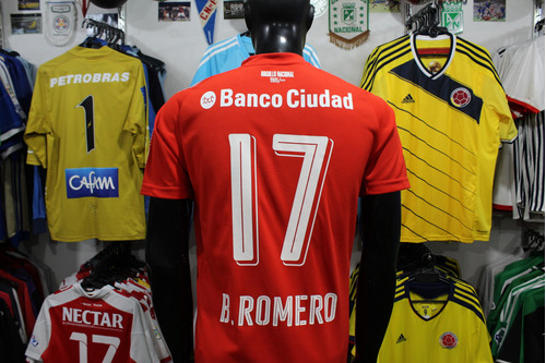 Camiseta Independiente De Argentina 2017 #17 Romero Talla M 