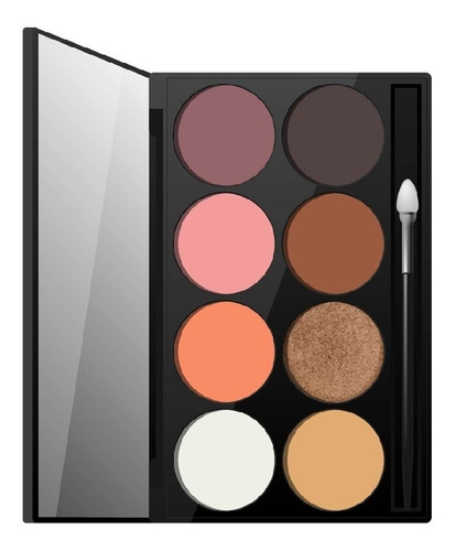 Paleta De Sombras Para Ojos X 8 Colores Xúlu Z484