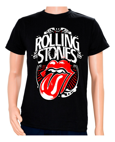 Remera Camiseta Algodon Rolling Stones Musica Rock 3 Diseños