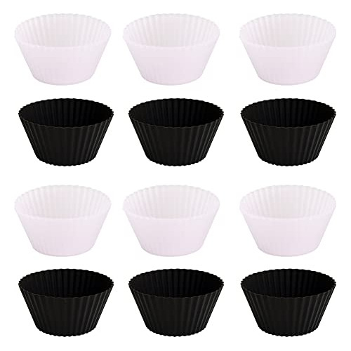 24 Tazas Reutilizables De Silicona Para Hornear Uuyyeo, Anti