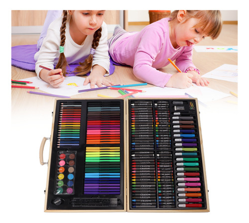 Kit De Dibujo De Material De Arte Para Niños, Empaquetado En