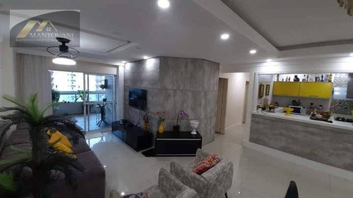 Imagem 3 de 27 de Apartamento Com 4 Dormitórios À Venda, 156 M² Por R$ 850.000,00 - Vila Guilhermina - Praia Grande/sp - Ap3017