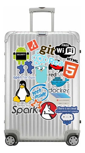 Adesivos Criativos Programação Dev Sortidos Geek 50 Unidades