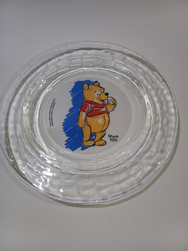 Plato Winnie The Pooh Original Importado Disney 19 Cms 