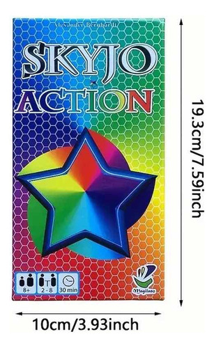 Juego De Mesa Skyjo Action, Juego De Cartas Skyjo Action Fun