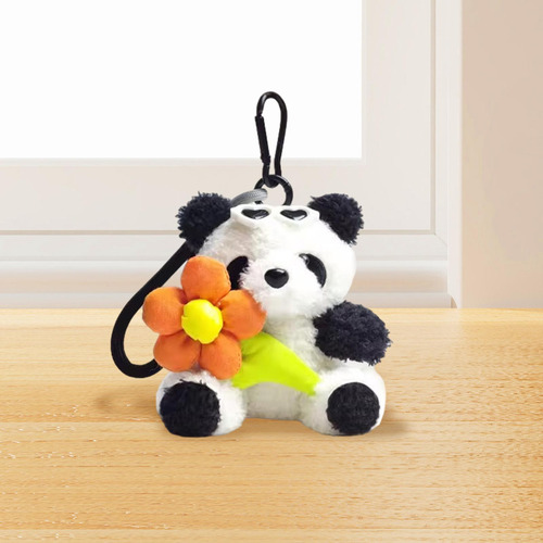 Llavero Con Forma De Panda De Dibujos Animados Para Cartera,